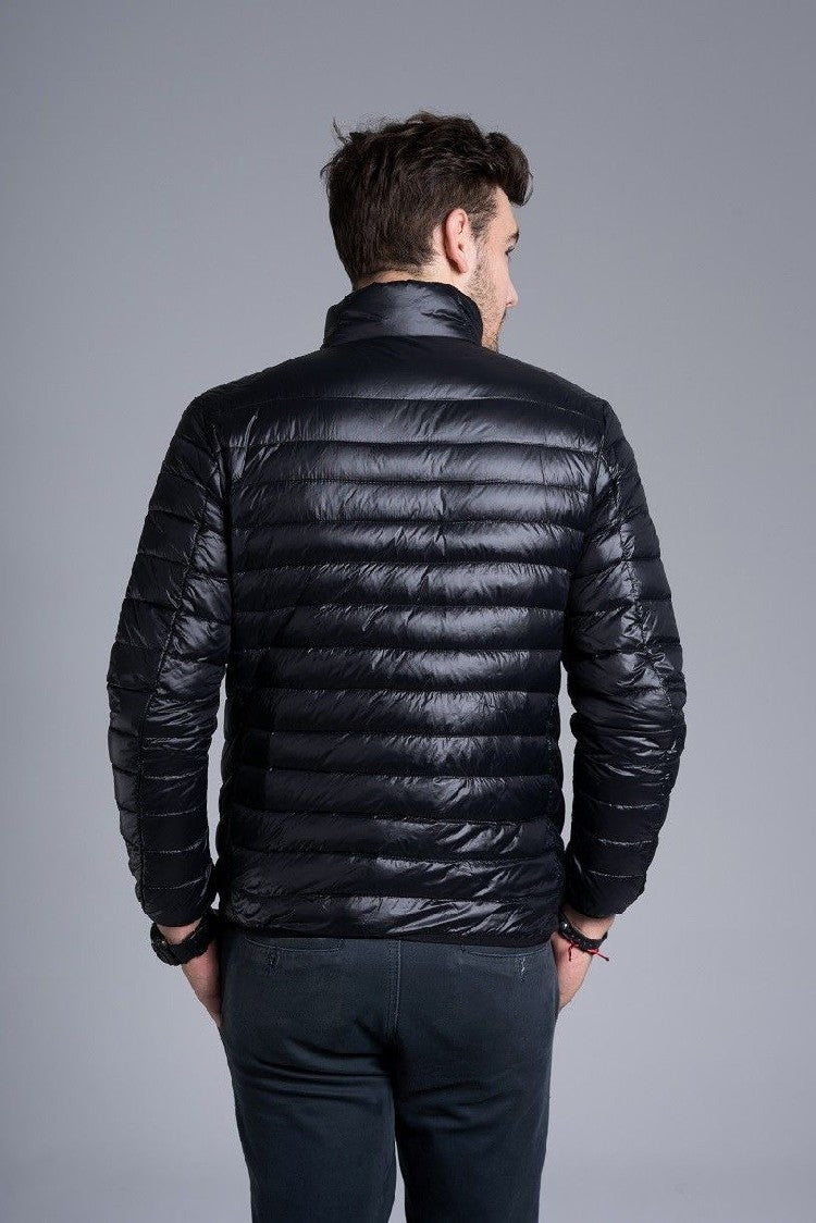 Men's lightweight quilted puffer jacket