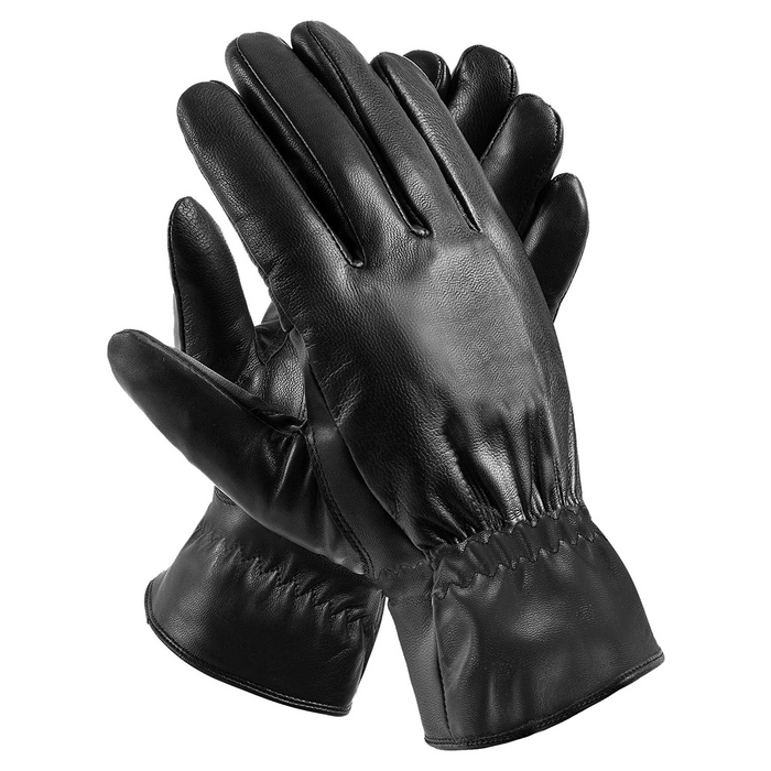 Avery | Classic Leather Gloves with Warm Napped Lining