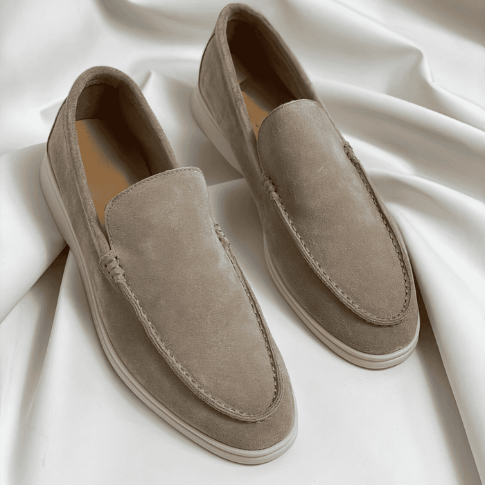 Men's Slip-On Loafers with Platform Sole