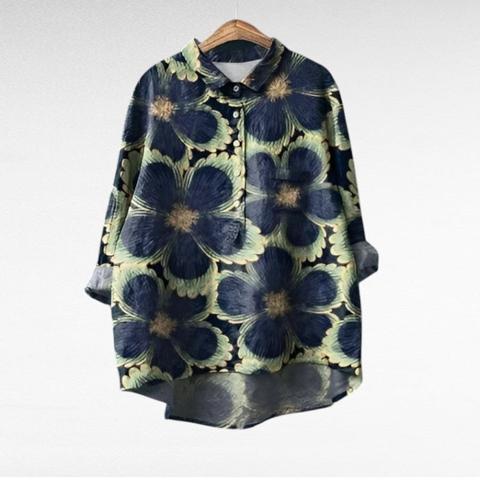 Alodie | Classic Floral MultiColor Blouse