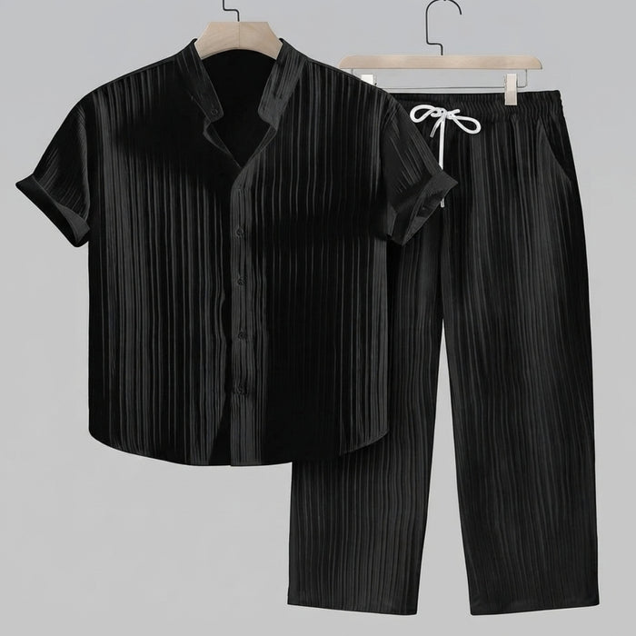 Mitchell | Classic Collar Shirt and Pant Set