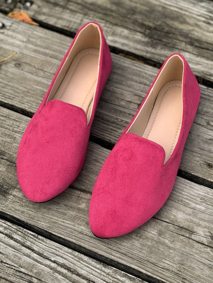 Women's Pointed Toe Loafers with Cushioned Insole