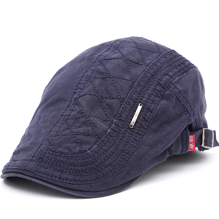 Alarion | Quilted Everyday Flat Cap