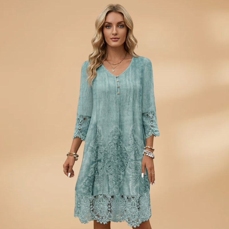 Women's Floral Midi Dress - Short Sleeve Fitted Dress - Pattern Dress for Everyday Wear Paul Wardrobe Women's Floral Midi Dress - Short Sleeve Fitted Dress - Pattern Dress for Everyday Wear Paul Wardrobe