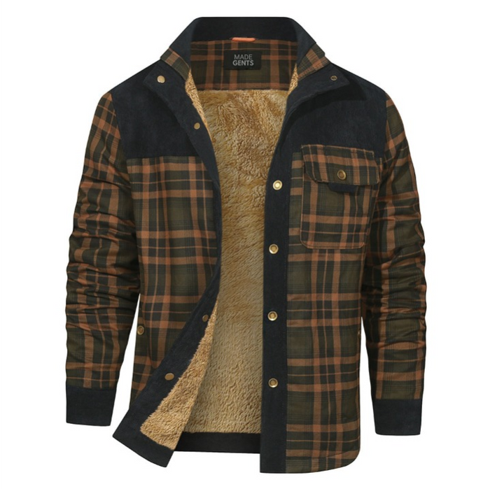 Checked Shirt Jacket - Heritagewear