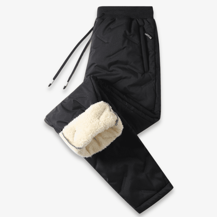 Women's Fleece-Lined Thermal Joggers with Drawstring