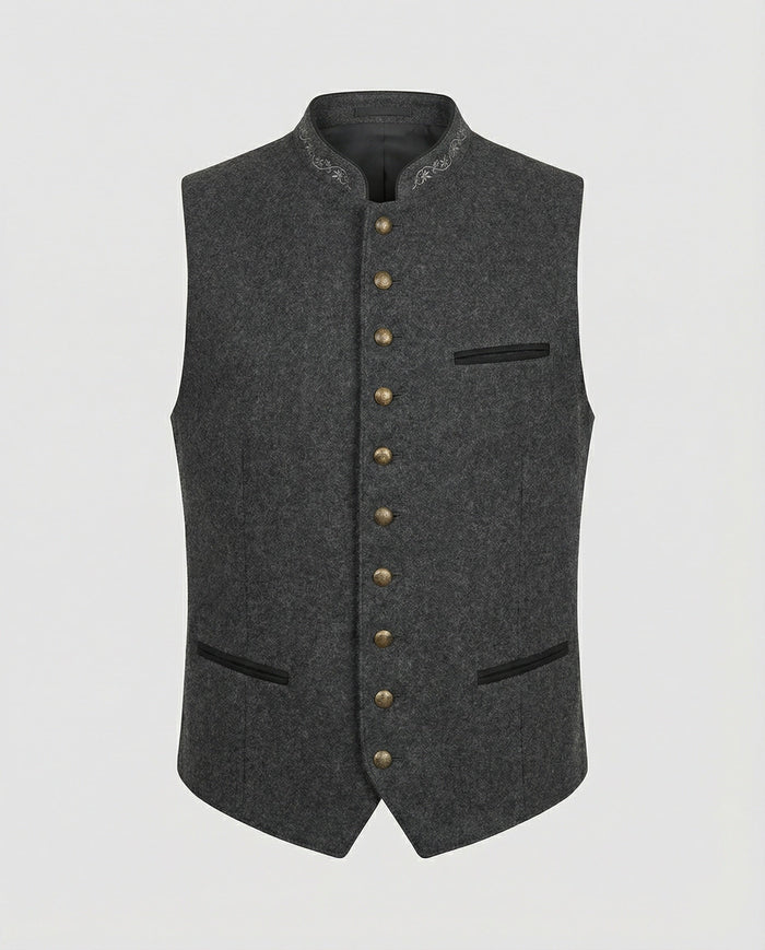 Conrad | Traditional Stand-Collar Waistcoat